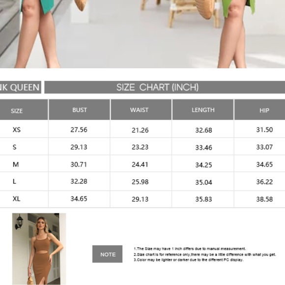 A9 - 471 midi orange and pink bodycon cutout dress for women size medium - Picture 10 of 10